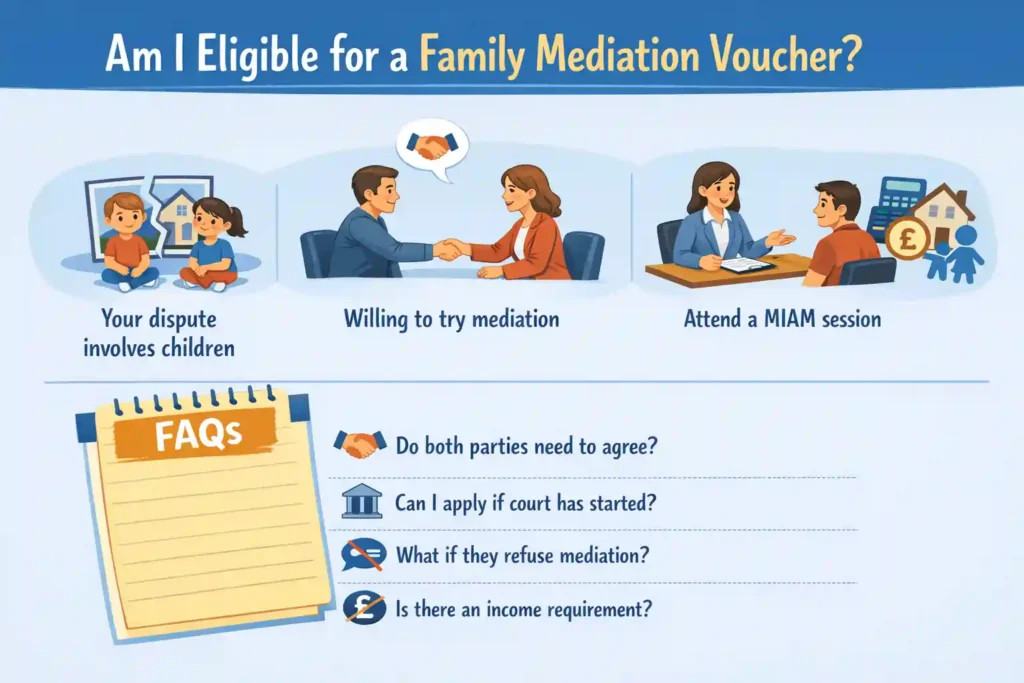 Am I Eligible for a Family Mediation Voucher Derby?