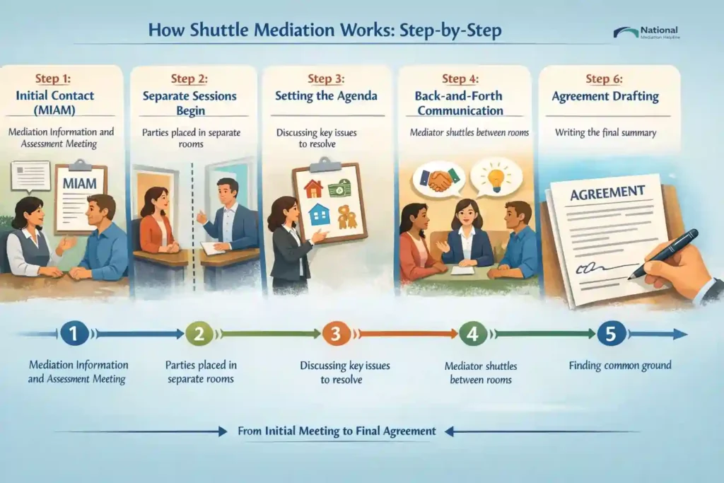 How Shuttle Mediation Works: Step-by-Step Derby