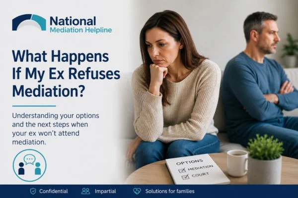 what if my ex refuses mediation Derby?