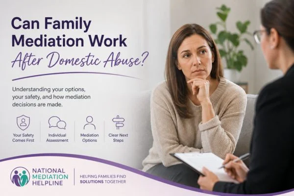 Can Family Mediation Derby Work After Domestic Abuse?